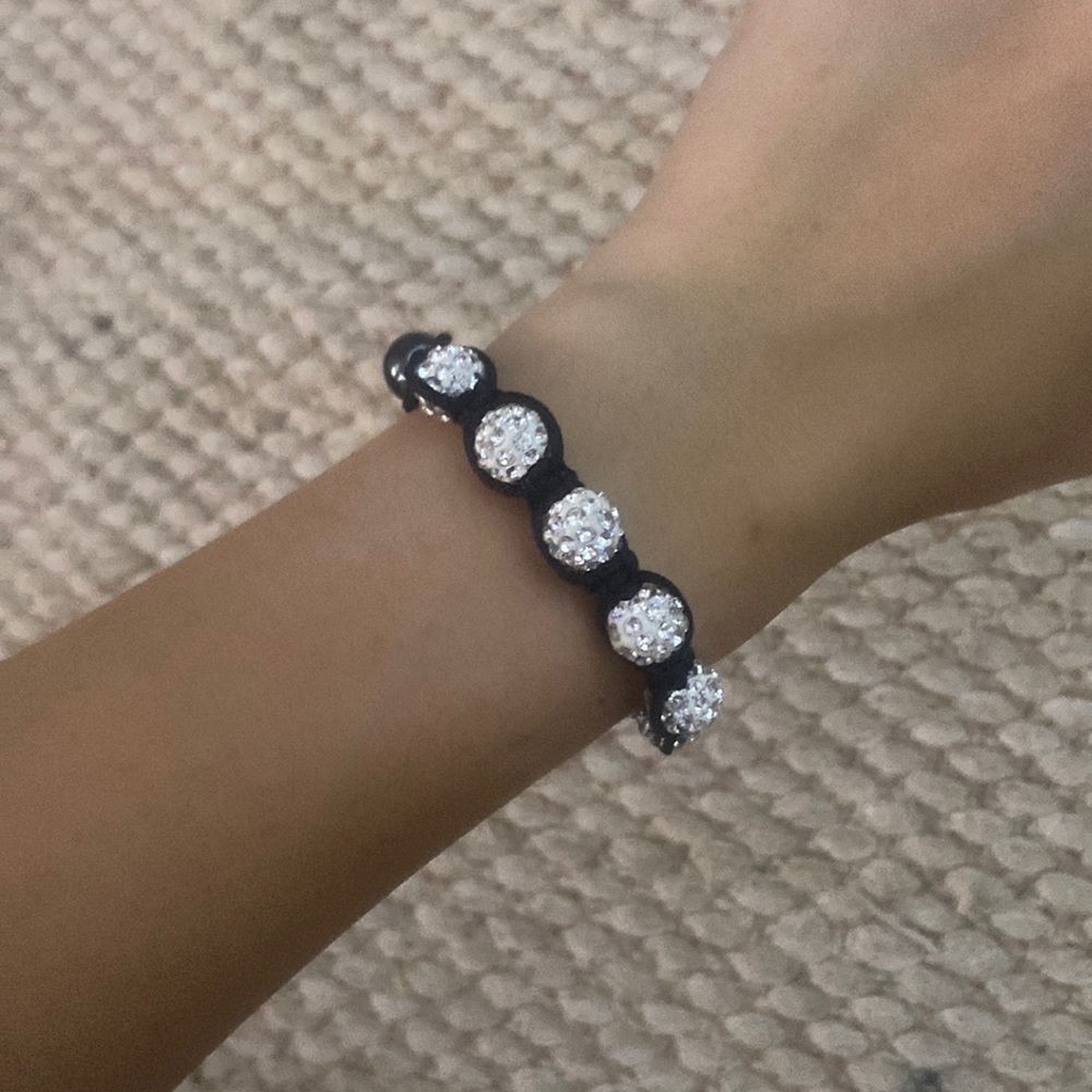 disco ball adjustable bracelet